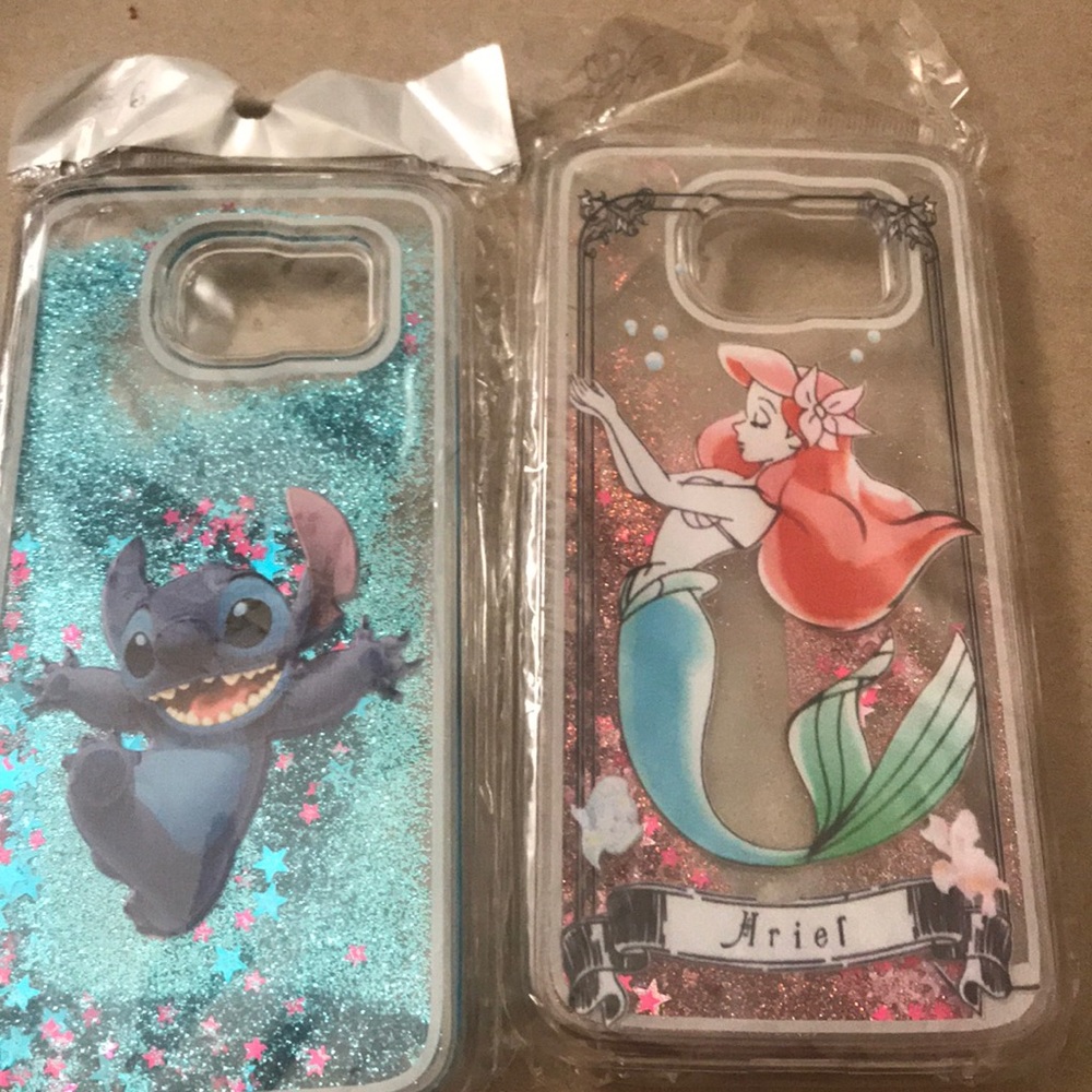 2 cases for galaxy s6 glitter Liquid
